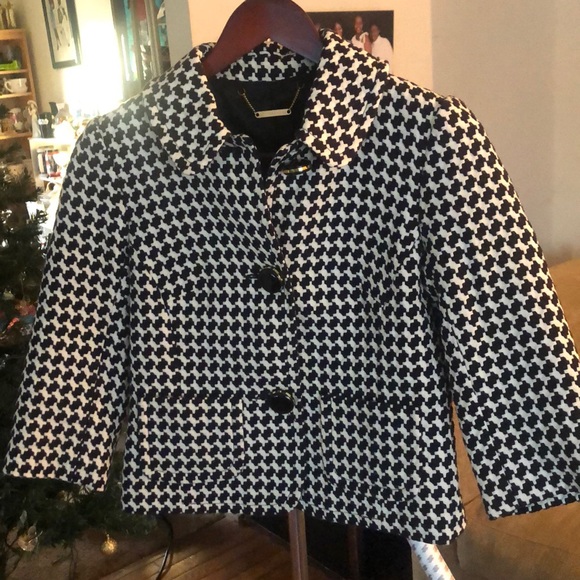 Trina Turk houndstooth Cotton blazer Size 2 - Picture 9 of 9